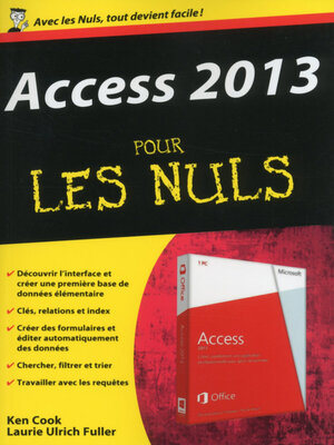 cover image of Access 2013 Poche pour les Nuls